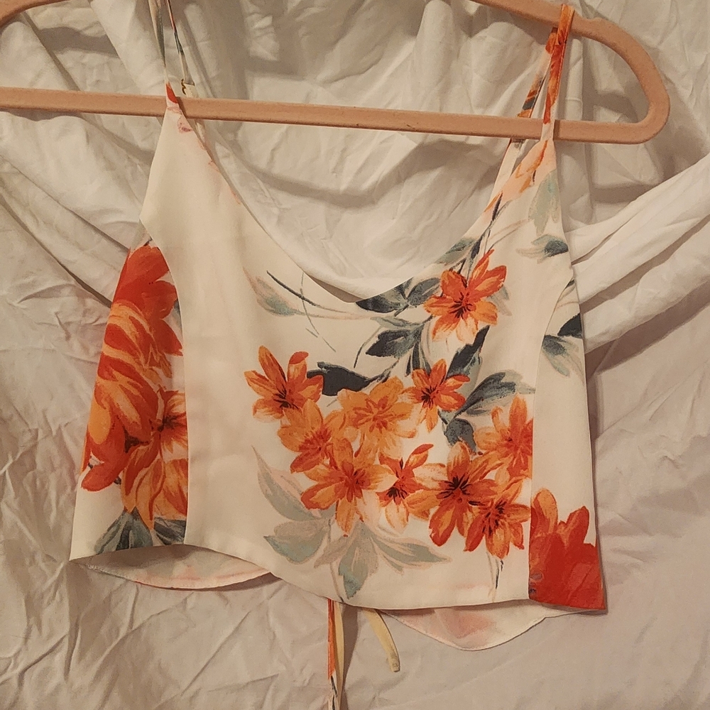2 piece floral dress